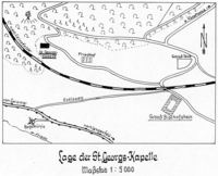 Lageplan der St.-Georgs-Kapelle Lageplan der St.-Georgs-Kapelle