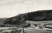 Blick zum Burgberg mit der alten Linde Blick zum Burgberg mit der alten Linde
