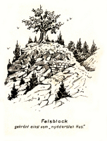 Felsblock am "nyddersten Hus"