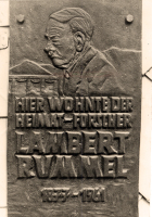 Lambert-Rummel-Gedenktafel Lambert-Rummel-Gedenktafel