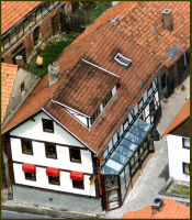 Luftaufnahme der Bäckerei - 1990 Luftaufnahme der Bäckerei - 1990