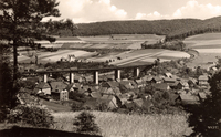 Lengenfeld - Blick vom D&uuml;nberg (1930er Jahre)
