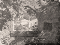 Blick vom Bischofstiner Park auf Lengenfeld unterm Stein