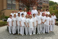 Gruppenbild des Stationspersonals