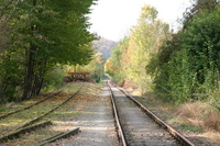 Kanonenbahn in Richtung Geismar