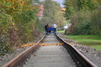Der Bahnhof Lengenfeld ist nicht mehr weit