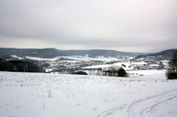 Winterblick auf Lengenfeld unterm Stein von der Birke