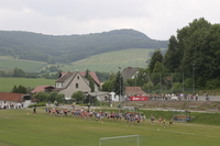 Start des großen Kanonenbahnlaufs