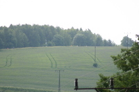 Blick zum Grenzstreifen