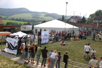 Blick über  den Sportplatz