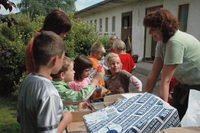 Für die Kinder gab es Geschenke