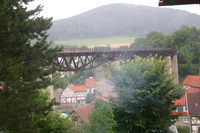 Der Rauch der Winchester schiebt sich vor's Viadukt