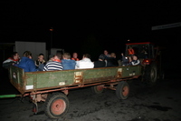 2006-10-21 - Samstag - Holen u. Aufstellen der Kirmestanne