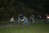 2006-10-21 - Samstag - Holen u. Aufstellen der Kirmestanne
