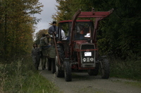 2006-10-21 - Samstag - Holen u. Aufstellen der Kirmestanne