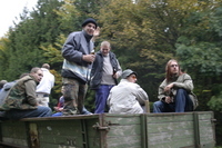 2006-10-21 - Samstag - Holen u. Aufstellen der Kirmestanne