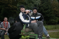 2006-10-21 - Samstag - Holen u. Aufstellen der Kirmestanne