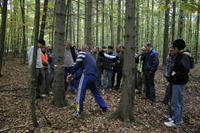 2006-10-21 - Samstag - Holen u. Aufstellen der Kirmestanne