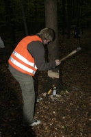 2006-10-21 - Samstag - Holen u. Aufstellen der Kirmestanne