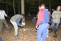 2006-10-21 - Samstag - Holen u. Aufstellen der Kirmestanne
