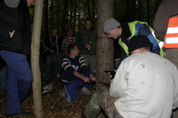 2006-10-21 - Samstag - Holen u. Aufstellen der Kirmestanne