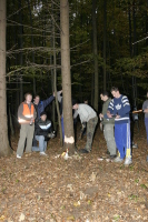 2006-10-21 - Samstag - Holen u. Aufstellen der Kirmestanne