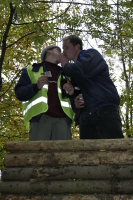 2006-10-21 - Samstag - Holen u. Aufstellen der Kirmestanne