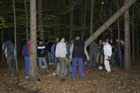 2006-10-21 - Samstag - Holen u. Aufstellen der Kirmestanne