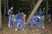 2006-10-21 - Samstag - Holen u. Aufstellen der Kirmestanne