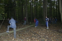 2006-10-21 - Samstag - Holen u. Aufstellen der Kirmestanne
