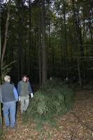 2006-10-21 - Samstag - Holen u. Aufstellen der Kirmestanne