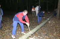 2006-10-21 - Samstag - Holen u. Aufstellen der Kirmestanne
