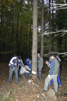 2006-10-21 - Samstag - Holen u. Aufstellen der Kirmestanne