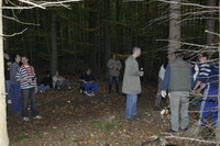 2006-10-21 - Samstag - Holen u. Aufstellen der Kirmestanne