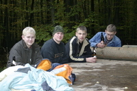 2006-10-21 - Samstag - Holen u. Aufstellen der Kirmestanne
