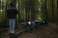 2006-10-21 - Samstag - Holen u. Aufstellen der Kirmestanne