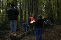 2006-10-21 - Samstag - Holen u. Aufstellen der Kirmestanne