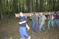 2006-10-21 - Samstag - Holen u. Aufstellen der Kirmestanne