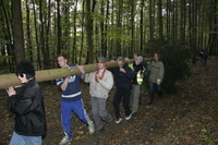 2006-10-21 - Samstag - Holen u. Aufstellen der Kirmestanne