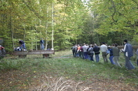 2006-10-21 - Samstag - Holen u. Aufstellen der Kirmestanne