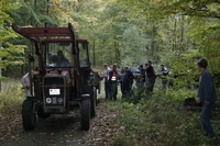 2006-10-21 - Samstag - Holen u. Aufstellen der Kirmestanne