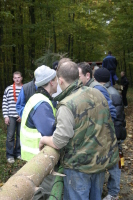 2006-10-21 - Samstag - Holen u. Aufstellen der Kirmestanne