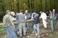 2006-10-21 - Samstag - Holen u. Aufstellen der Kirmestanne