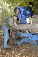 2006-10-21 - Samstag - Holen u. Aufstellen der Kirmestanne