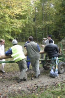2006-10-21 - Samstag - Holen u. Aufstellen der Kirmestanne