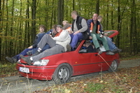 2006-10-21 - Samstag - Holen u. Aufstellen der Kirmestanne