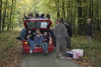 2006-10-21 - Samstag - Holen u. Aufstellen der Kirmestanne