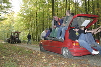 2006-10-21 - Samstag - Holen u. Aufstellen der Kirmestanne