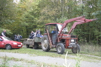 2006-10-21 - Samstag - Holen u. Aufstellen der Kirmestanne
