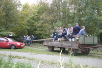 2006-10-21 - Samstag - Holen u. Aufstellen der Kirmestanne